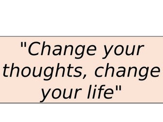 Cultivating a Positive Mindset