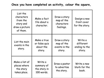 Reading Activity Grid