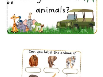Animals - labelling animals
