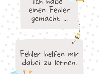 Display posters - German