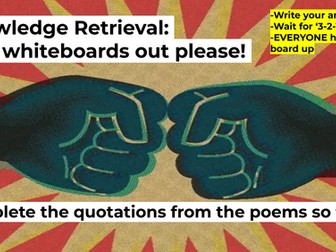 The Emigree - lesson / annotations - AQA Power and Conflict poetry