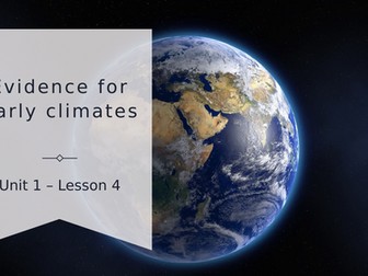 Environmental science lesson 4 evidence for early conditions