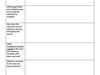 Atonement Character Revision