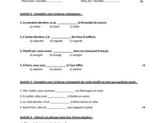 French Studio Module 2 Milestone Assessments with Correction