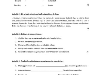 French Studio Module 4 Milestone Assessments with Correction