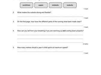 End of Year 4/ Beginning of Year 5 Reading Assessment Tool