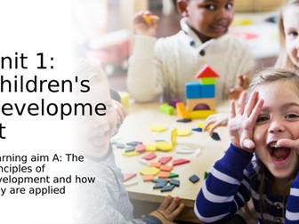 AAQ in Early Childhood Development, Unit 1: Children's Development: Learning aim A