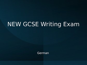 NEW AQA GCSE German (2024) Guide to the Higher Writing Paper