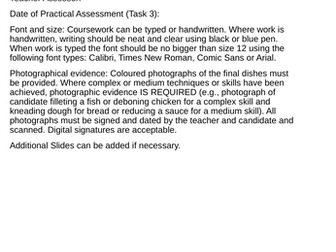 Hospitality and catering NEA