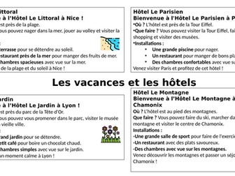 Les hôtels reading and drawing