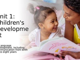 AAQ in Early Childhood Development. Unit 1. Learning aim D