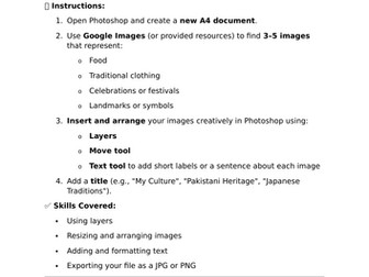 KS3 CULTURE DAY LESSON PLANS