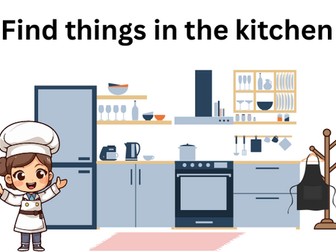 Finding Objects - Kids FlashCard Activity