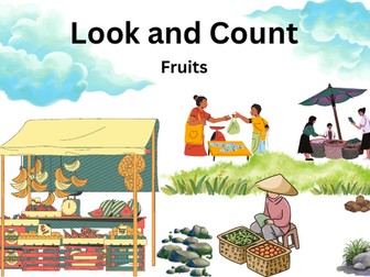 Look and Count! - Kids FlashCard Activity