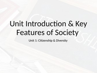 Level 3 RQF UPS - Unit 1 Citizenship LOC A,B,C & D