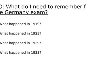GCSE Germany Revision