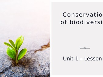 Environmental science lesson 5 Importance of Biodiversity