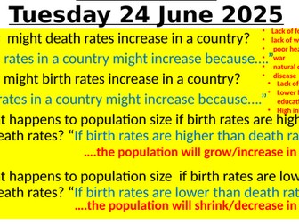 Population change