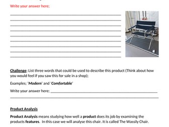 KS3 DT - ACCESS FM Marcel Breuer - Wassily Chair