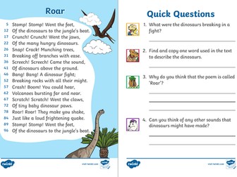 Poetry homework booklets