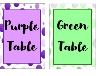Table names