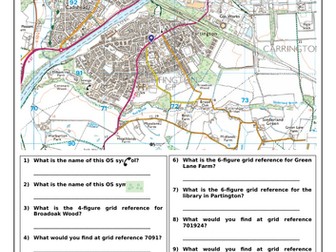 Map Skills Homework 5 - OS Maps