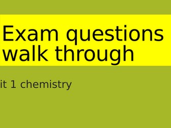 Btec Applied science level 3 Exam questions walkthrough Power Point