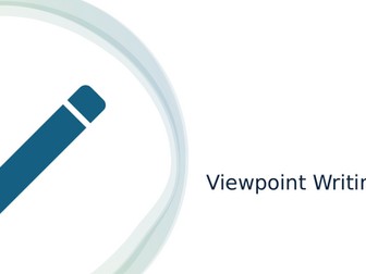 AQA Viewpoint Writing SOW