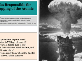 Who Was Responsible for Dropping the Atomic Bomb? WWII Japan and USA