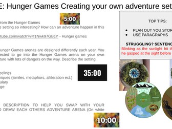 Creative Writing (Adventure themed) Lessons