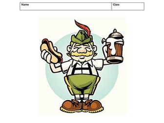 S3 German Homework and Vocabulary Booklet: Eine Reise nach Deutschland