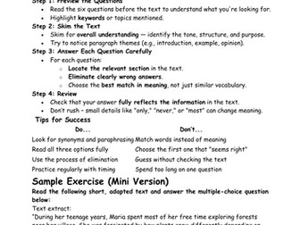 IGCSE ESL 0510 – Reading Exercise 4