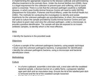 T Level Animal Management Science Synoptic Assessment Prep - Lesson 8