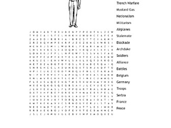 WWI - Wordsearch