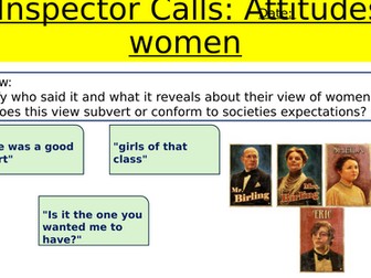 An Inspector Calls: Attitudes towards women