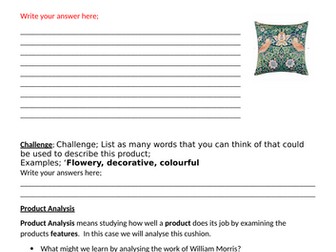 KS3 DT - ACCESS FM William Morris