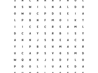 Summer Wordsearch