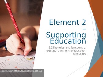 T Level Education and Childcare Element 2 Supporting Education (Teaching from 2025)