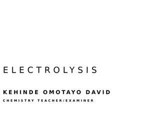 GCSE electrolysis