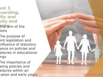 T Level Education and Childcare Element 3 Safeguarding (Teaching from 2025)