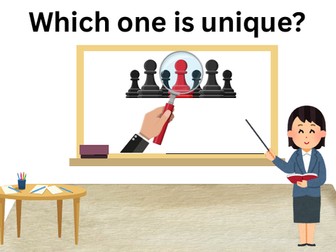 Which One is Unique? - Kids FlashCard Activity