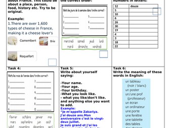 Hmework sheet Dynamo 1 Module 1