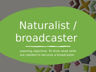 Careers in Geography SOW