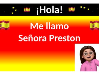 First lesson for Year 7 Spanish