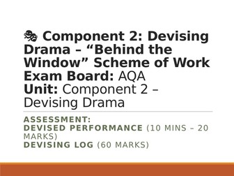 Devising Drama Component 2 Stimulus