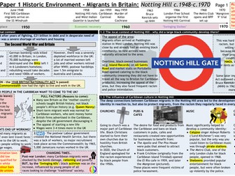 Historic Environment: Nottinh Hill c1948-c1970