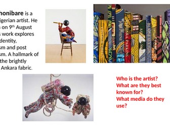 Textile Artist Fact Sheets