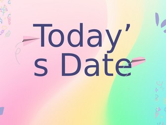 Blank daily PowerPoint