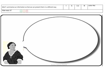 Mary Seacole speech bubble