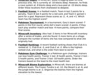 Year 5 Fun Math Problems